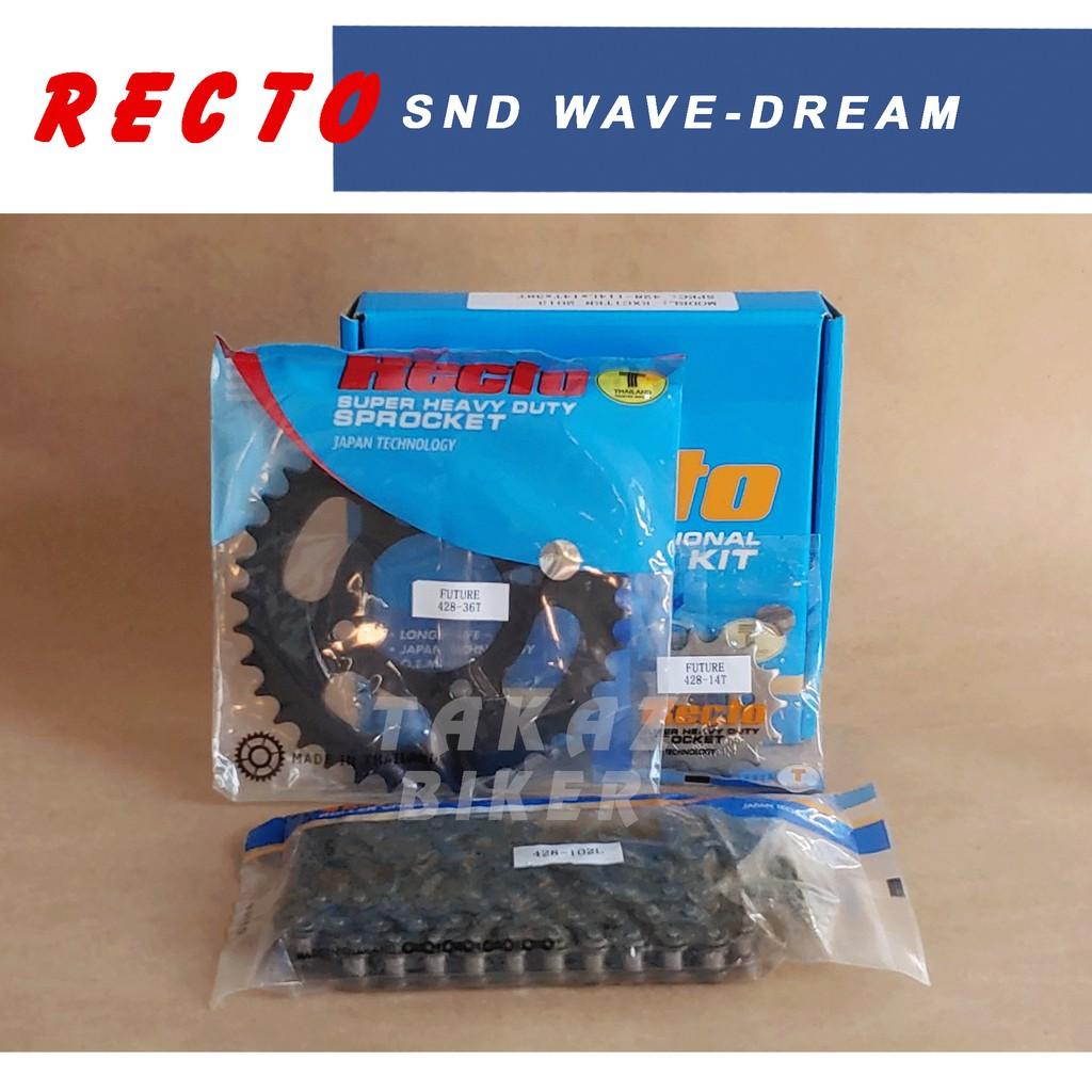 B3 Sên Nhông Đĩa Recto Dùng Cho Xe Dream - Wave - Future1 đời đầu - made in Thái Lan nhập khẩu