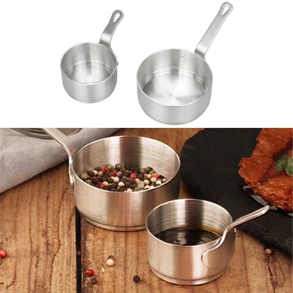 Thép Không Gỉ Mini Sauce Pan Không Dính Sữa Nhỏ Pan Dụng Cụ Nhà Bếp