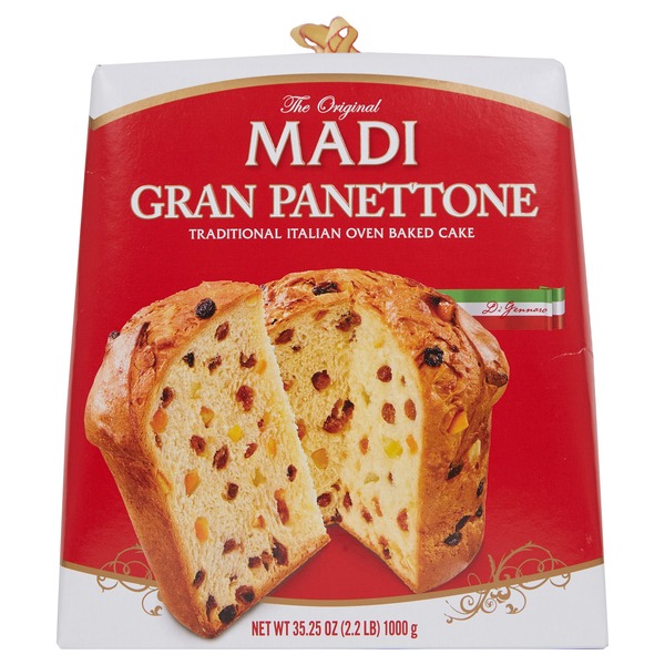 Bánh mì Ý Gan Panettone Madi Italian Cake (1000g) [Bánh kẹo Tết