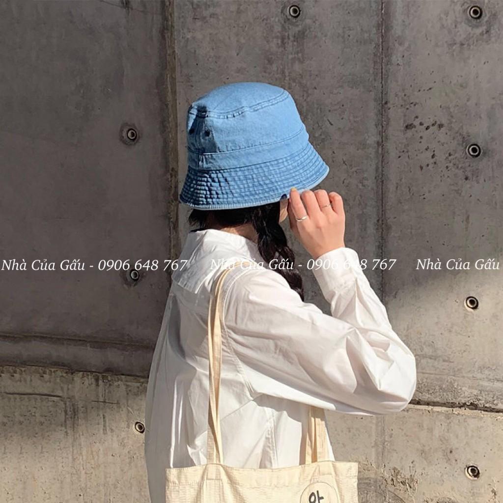 Mũ bucket jean nữ cực cá tính