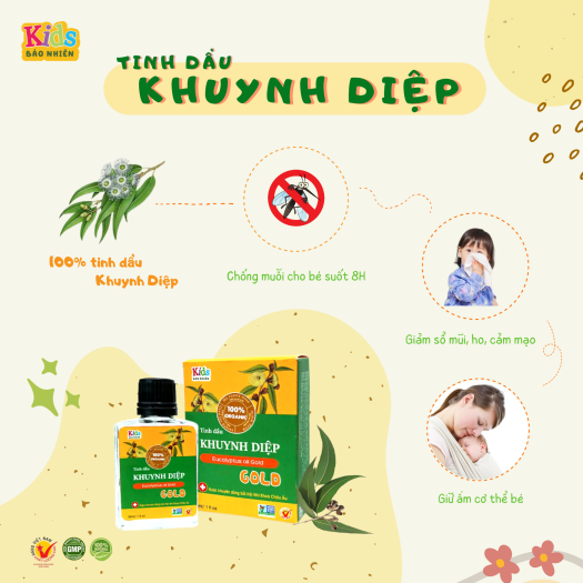 Tinh dầu Khuynh Diệp Bảo Nhiên Cho Trẻ Sơ Sinh