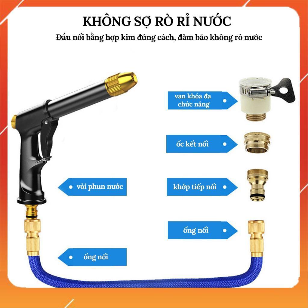 Vòi Xịt Rửa Xe Áp Lực Cao - Tưới Cây Với 4 Chế Độ Nước 206810-2