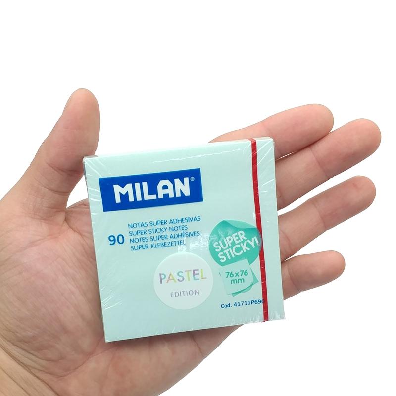 Giấy Note Milan Pastel 90 Tờ 41711P690 - Màu Xanh
