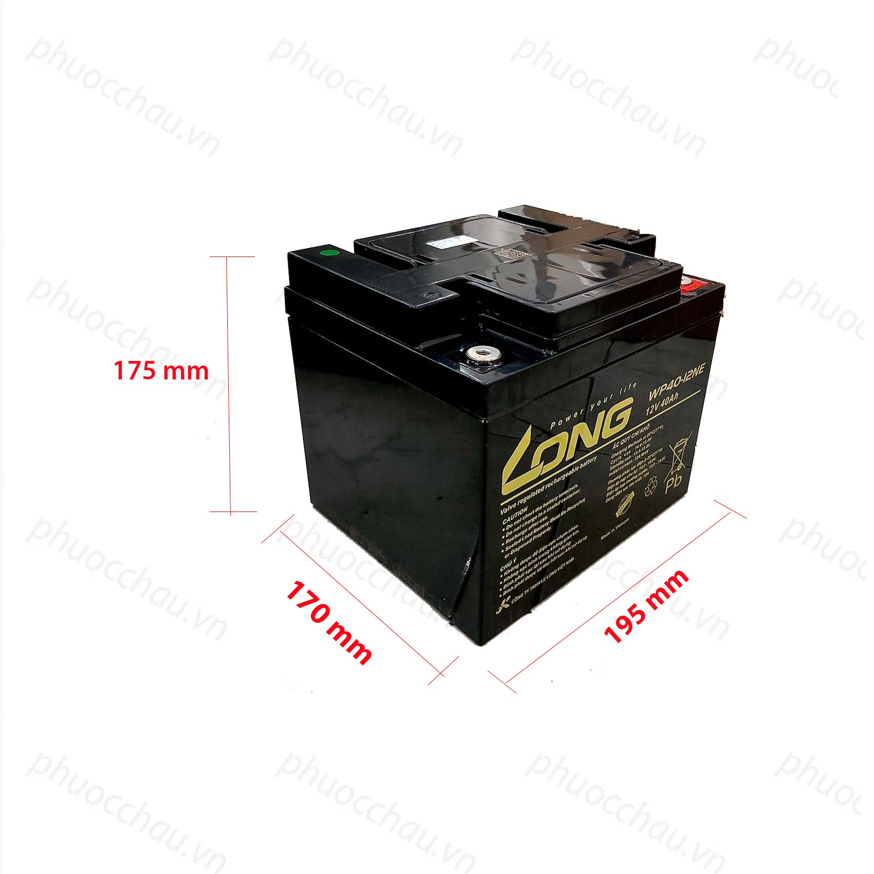 Ắc Quy LONG WP40-12NE (12V-40AH)