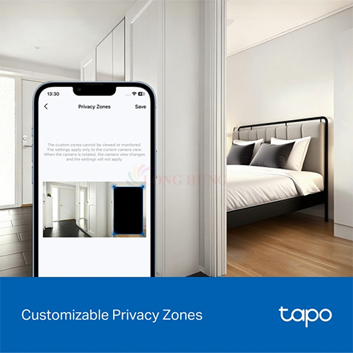Camera trong nhà TP-Link Tapo AI Pan/Tilt Home Security Wifi 8MP 4K C250 - Hàng chính hãng