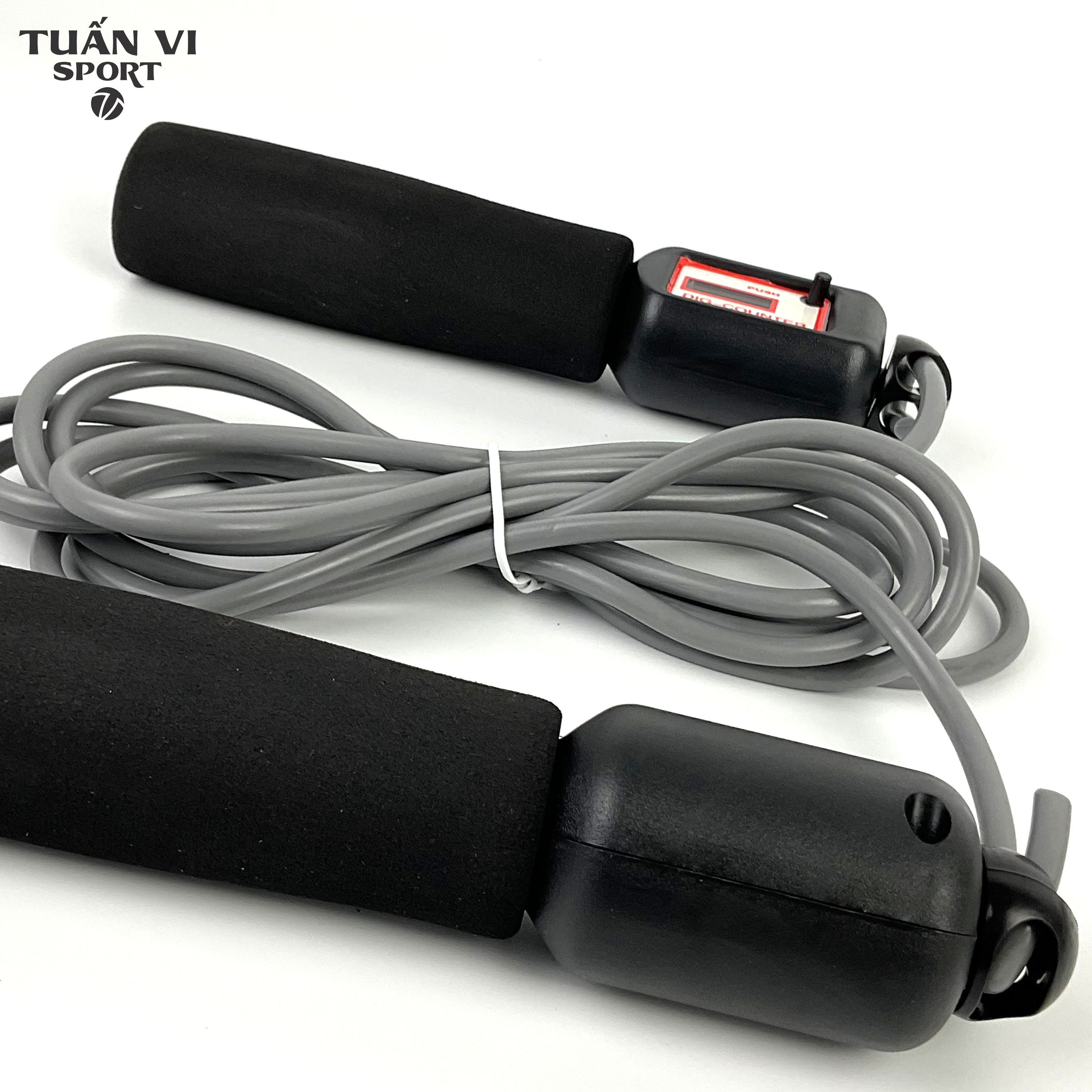 Dây nhảy tập gym thể lực có đếm số , hỗ trợ luyện tập thể dục, thể thao điều chỉnh dây tiện lợi tại nhà, văn phòng
