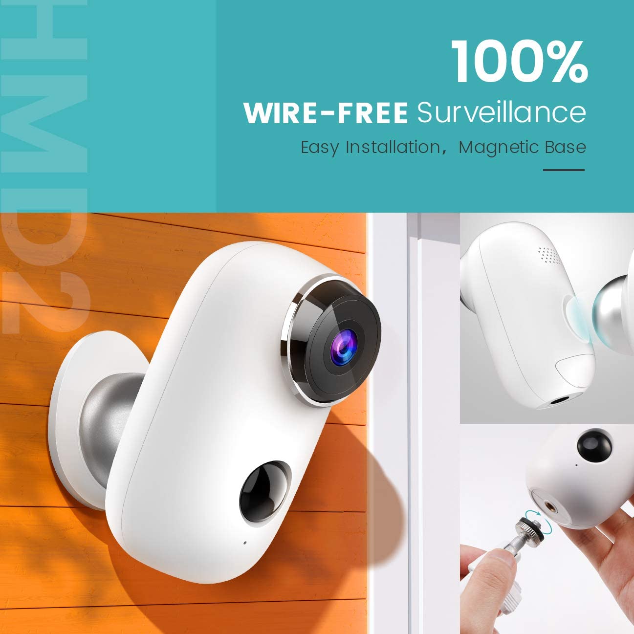 Camera Năng Lượng Mặt Trời Không Dây Heimvision HMD2 1080p - Hàng Chính Hãng