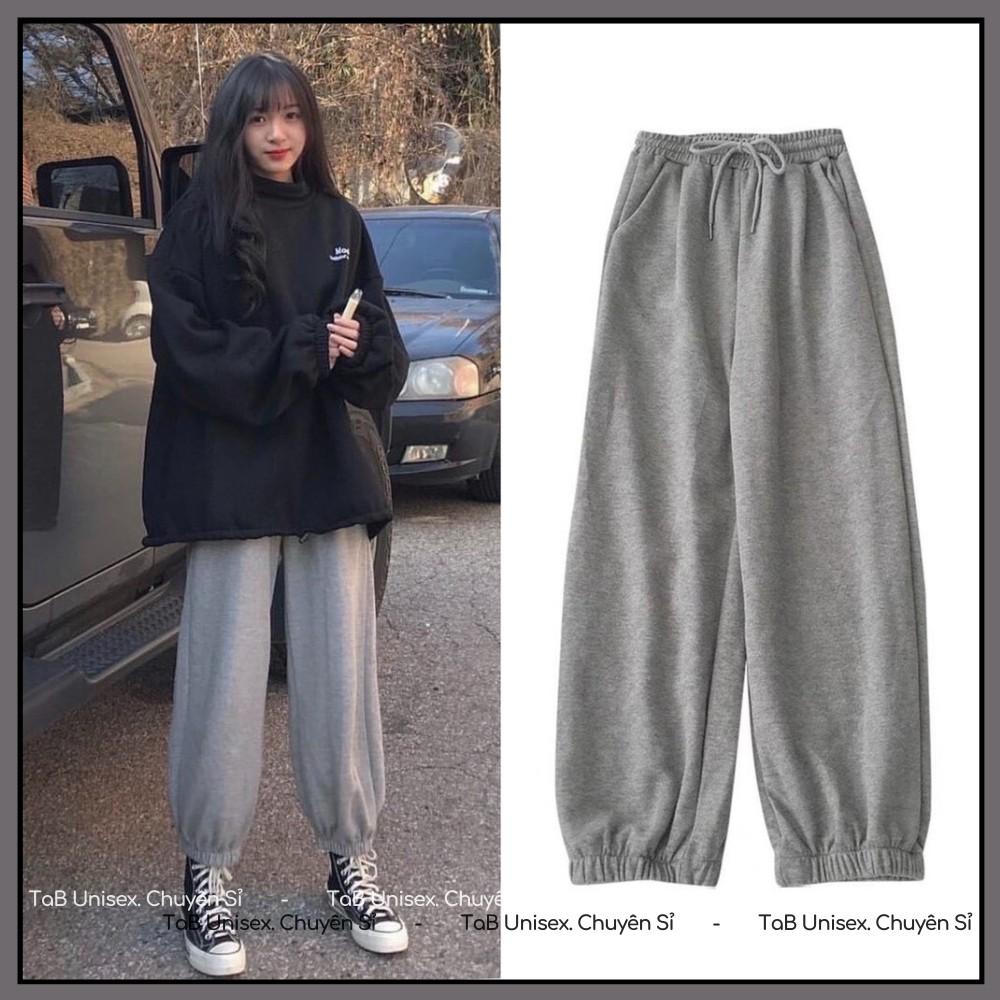 Quần Jogger Basic - Ống Rộng kiểu Ulzzang (ẢNH THẬT) - TAB UNISEX