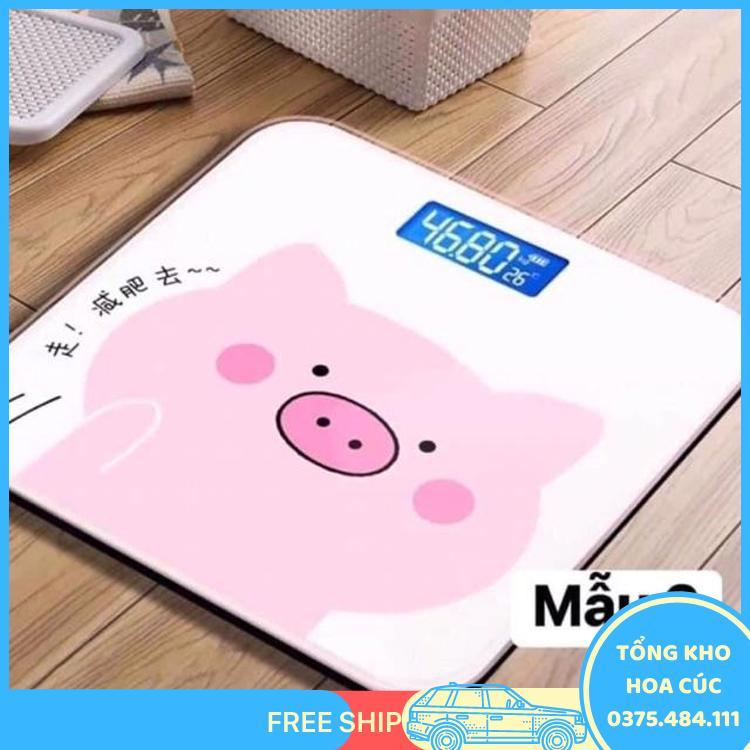 Cân Điện Tử Sức Khỏe Pink Pig Hình Lợn Hồng Siêu Yêu - Vận Chuyển Miễn Phí Toàn Quốc