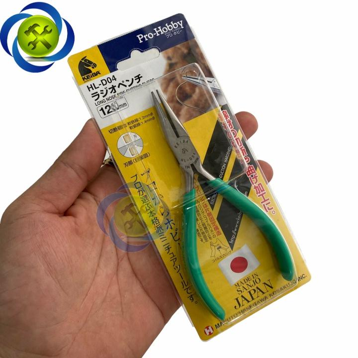 Kìm cắt mũi nhọn 120mm Keiba HL-D04 Nhật Bản