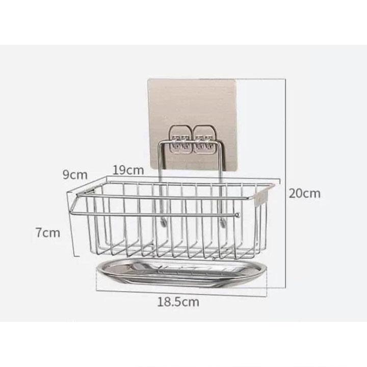 Kệ inox để giẻ rửa bát, chén