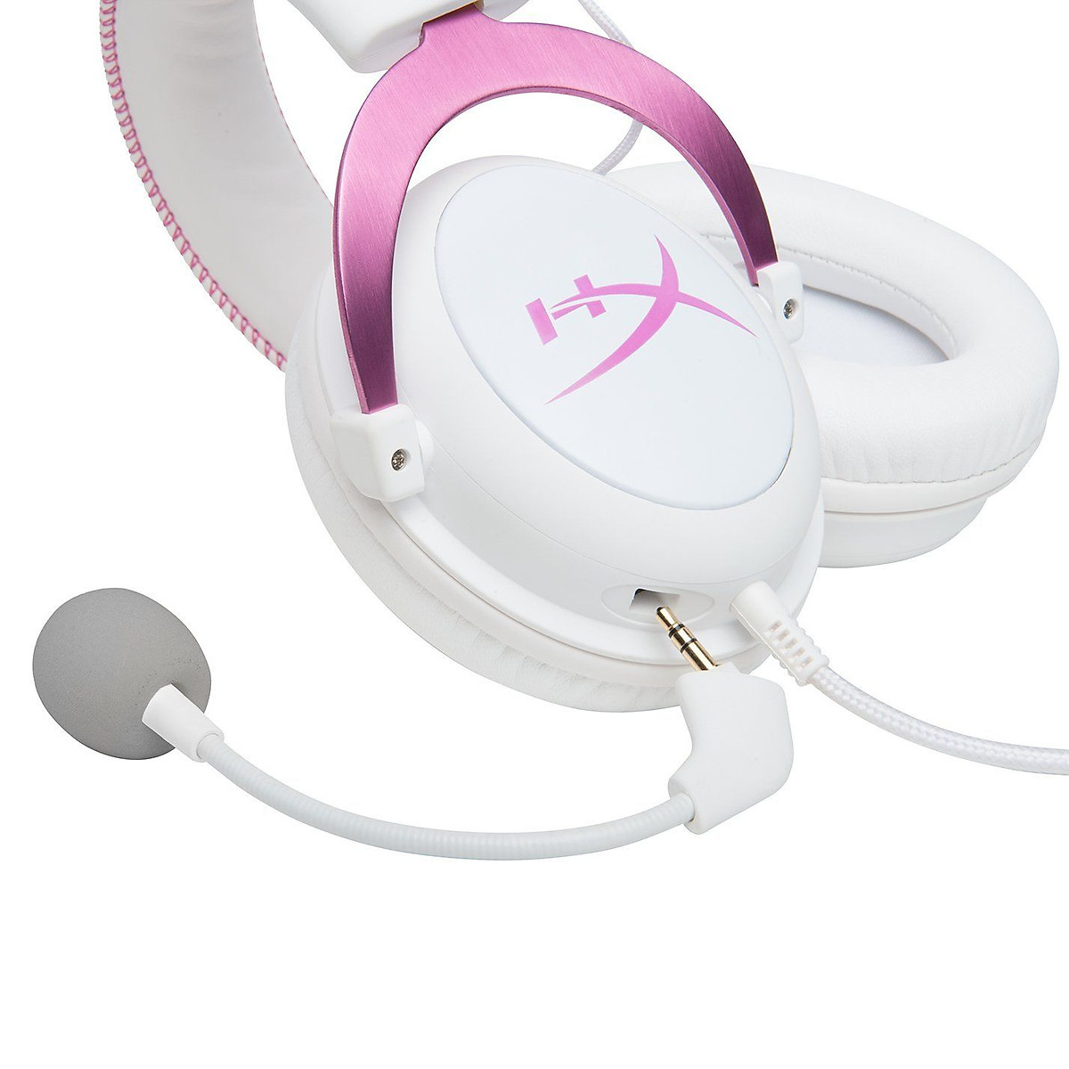 Tai Nghe Gaming HyperX Cloud II Pink Edition Giả lập âm thanh vòm 7.1 - Hàng Chính Hãng