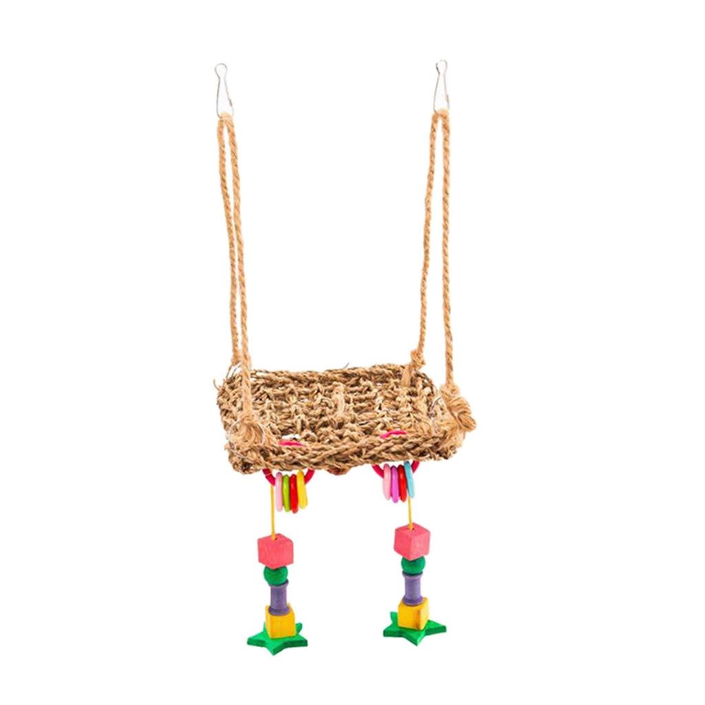 Cage Hanging Bed Hammock Birds Chew Swing Toys for Bird Parrot Pet Budgie