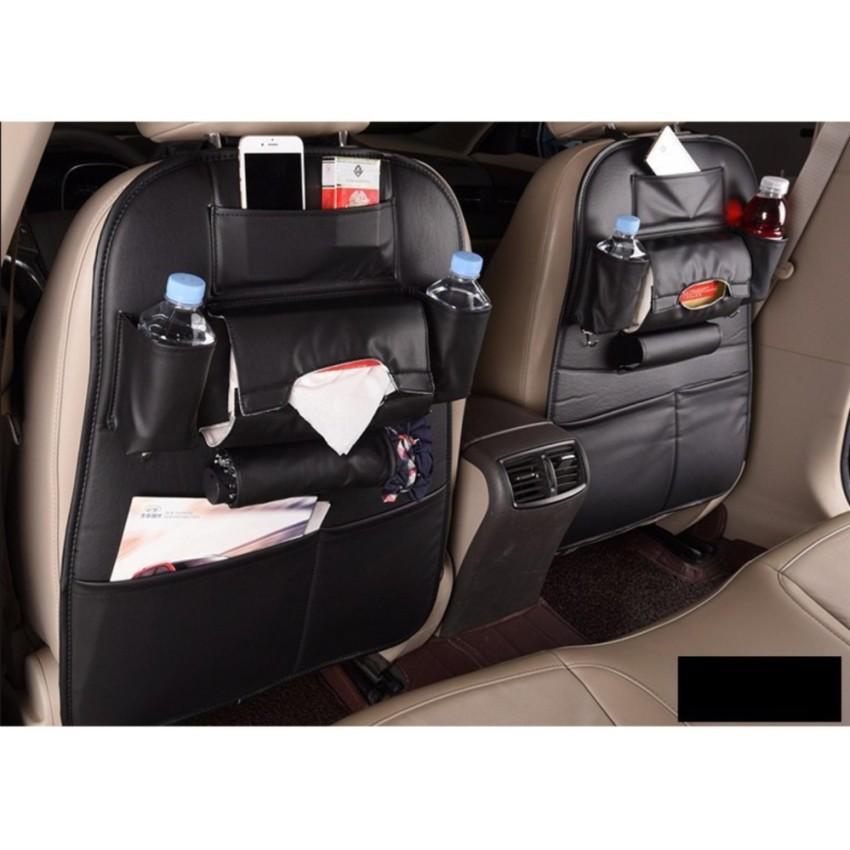 Túi đựng đồ trên oto, túi treo đồ ghế sau oto bằng da 206566