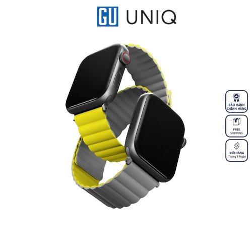 Dây đeo UNIQ Revix Reversible Magnetic Silicone Strap (42/44/45mm) dành cho Apple Watch 1~8/ SE Hàng Chính Hãng