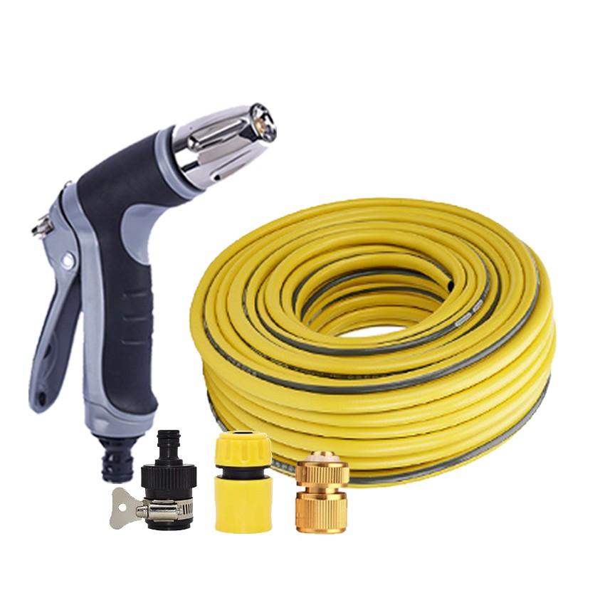 Bộ dây và vòi xịt rửa xe tưới cây tăng áp 15M 206817
