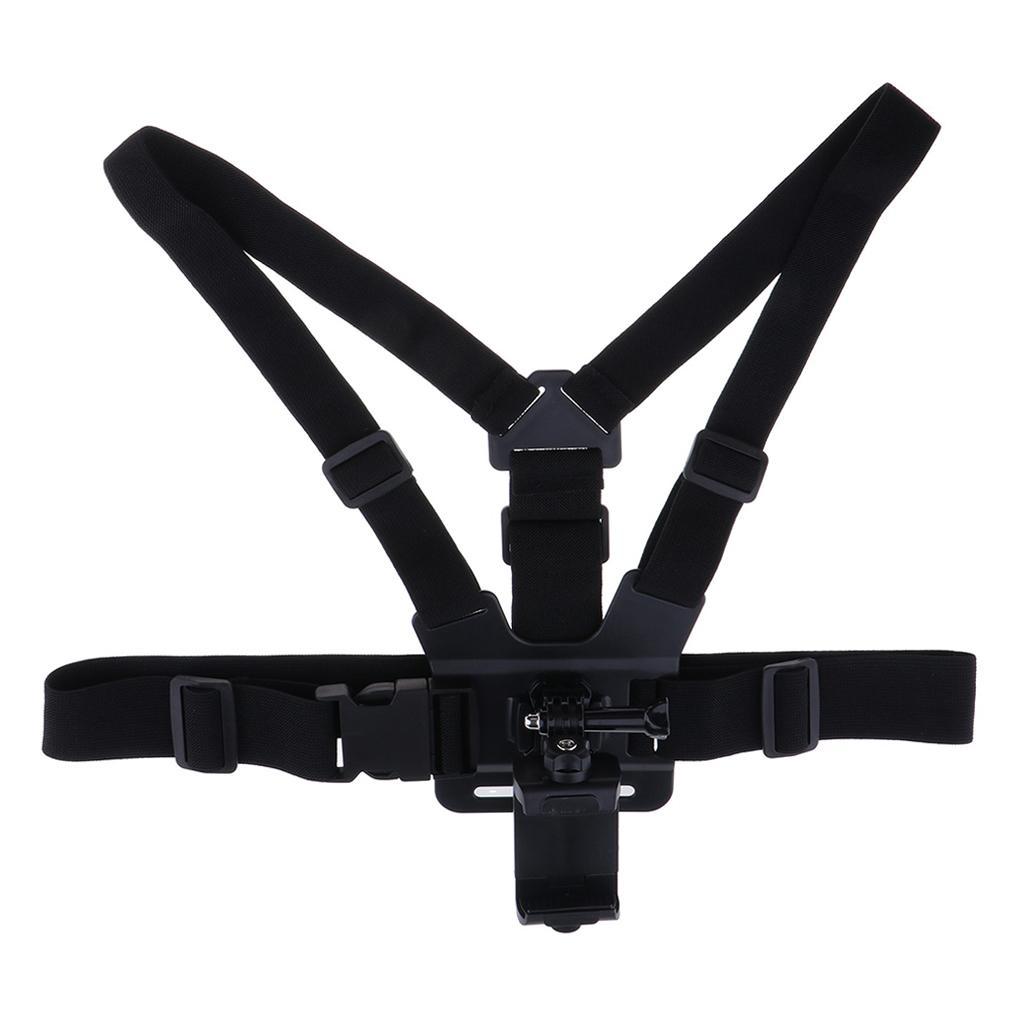 2x  Chest  Mount  Harness  Strap  Holder  with  Phone  Clip  for  Most  Mobile  Phones