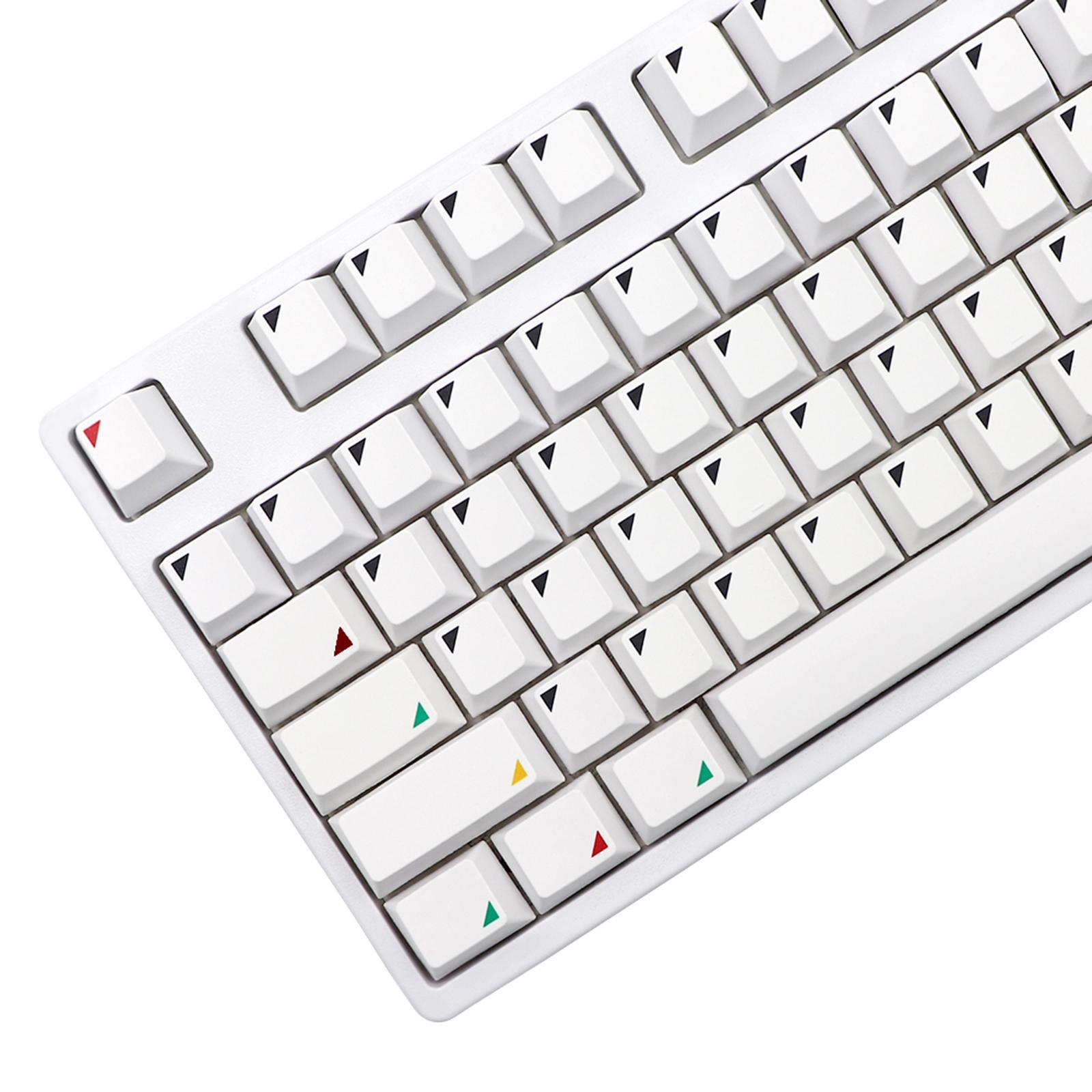 135 Keys Minimalist Theme Keycaps DIY Keyboard Parts for Cherry 61