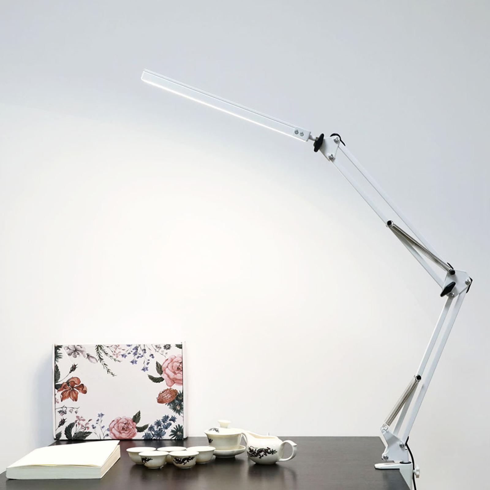 Folding Eye Protection LED Desk Lamp with Clip Creative Bedside Long Arm Desk Light