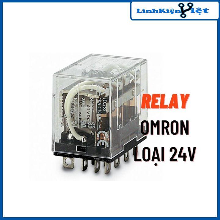 Rơ le, relay trung gian OMRON LY4N 14 chân 10A điện áp 12V/24V/220V dùng đóng cắt mạch điện điều khiển