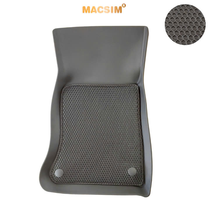 Thảm ô tô sd3 2 lớp dạng lưới lục giác Mercedes-Benz GLC 2023+ màu đen - bề mặt cao su siêu sạch - Macsim