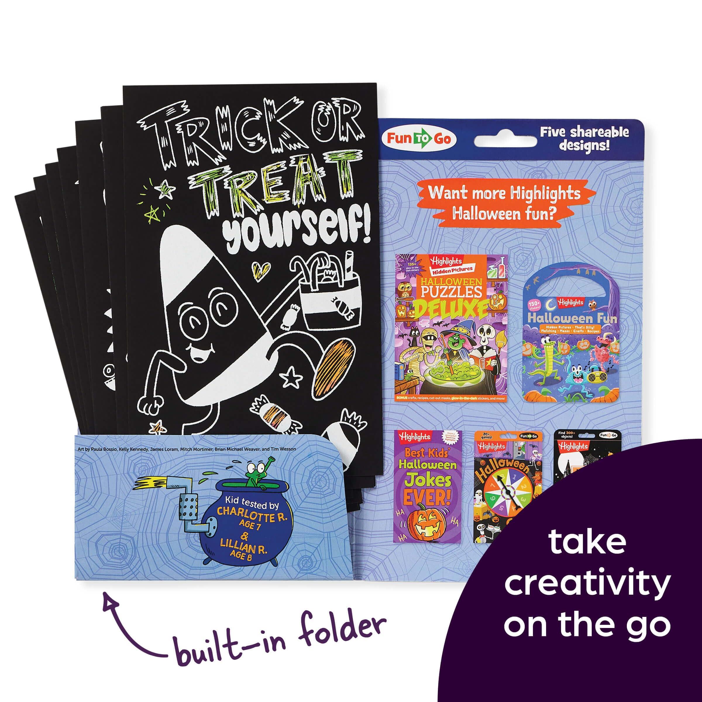 Sách ngoại văn: Scratch-And-Play Halloween Hidden Pictures