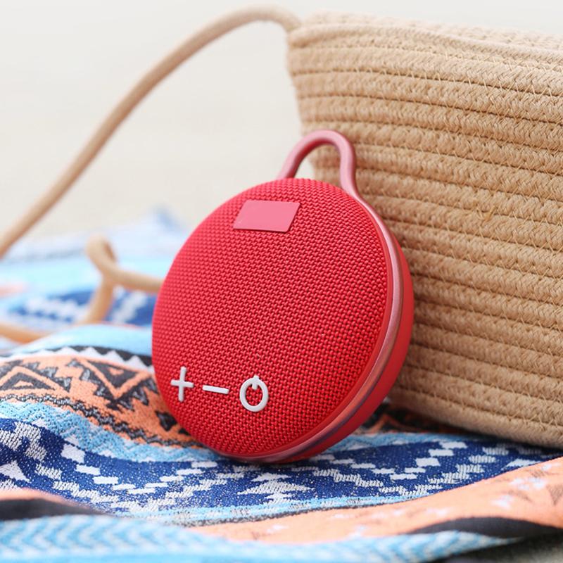 Ipx7 loa tắm không thấm nước không dây bluetooth ngoài trời di động di động di động mini loa nhỏ cho bữa tiệc cắm trại bãi biển Color: Red