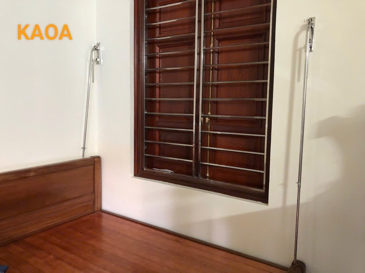 Thanh móc màn gấp gọn dạng rút SU304. 1 bộ ( 2 cái ) BH 24 THÁNG