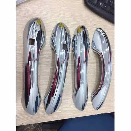 Ốp tay nắm, hõm cửa xe Hyundai SANTAFE 2019-2022 mạ Crom sang trọng