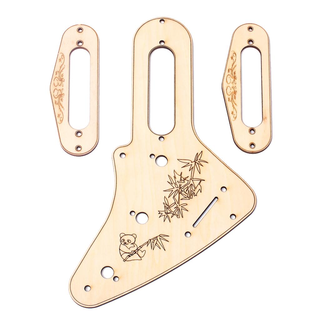 Phong Guitar Pickguard Trung Đơn Cuộn Dây Thu Gắn Nhẫn ST Accs