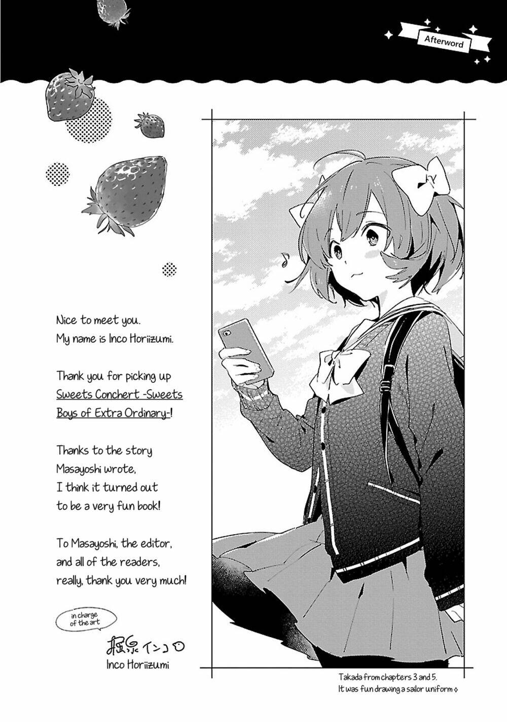 Sweets Conchert - Amami Danshi No Hinichijou Chapter 11.5 - Trang 7