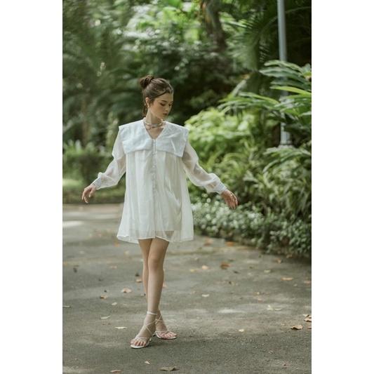 OLALASTUDIO Đầm sơ mi cách điệu Sarah Dress