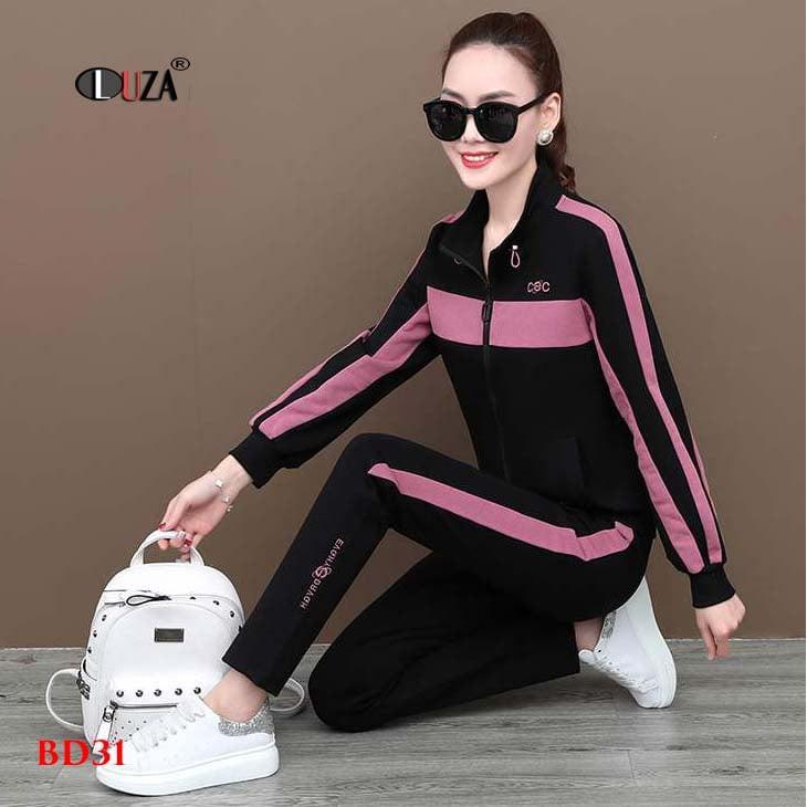 BỘ THỂ THAO KHÓA CHẤT LIỆU DA CÁ CAO CẤP