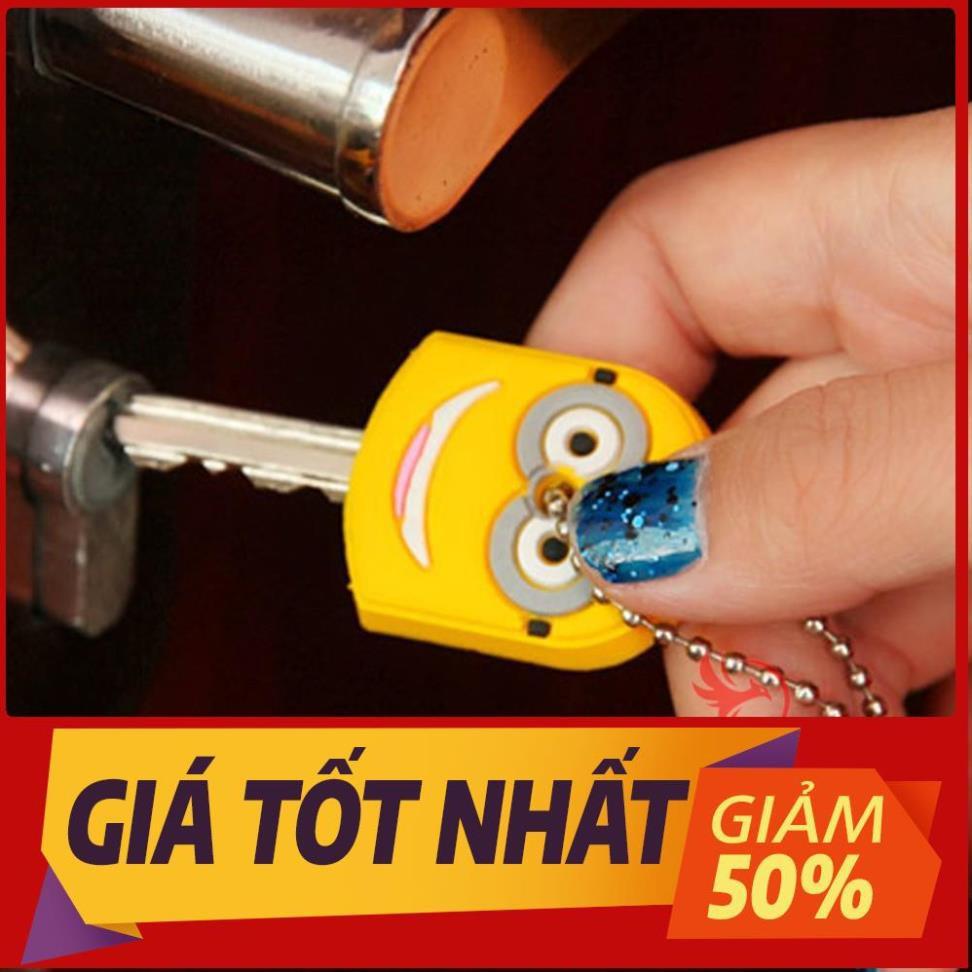 Móc khóa bọc chìa khóa hình thú hoạt hình dây đẹp dễ thương ngộ nghĩnh cute đáng yêu silicon