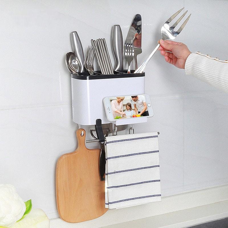 Hộp cắm đũa thìa và đồ dùng làm bếp đa năng E1801