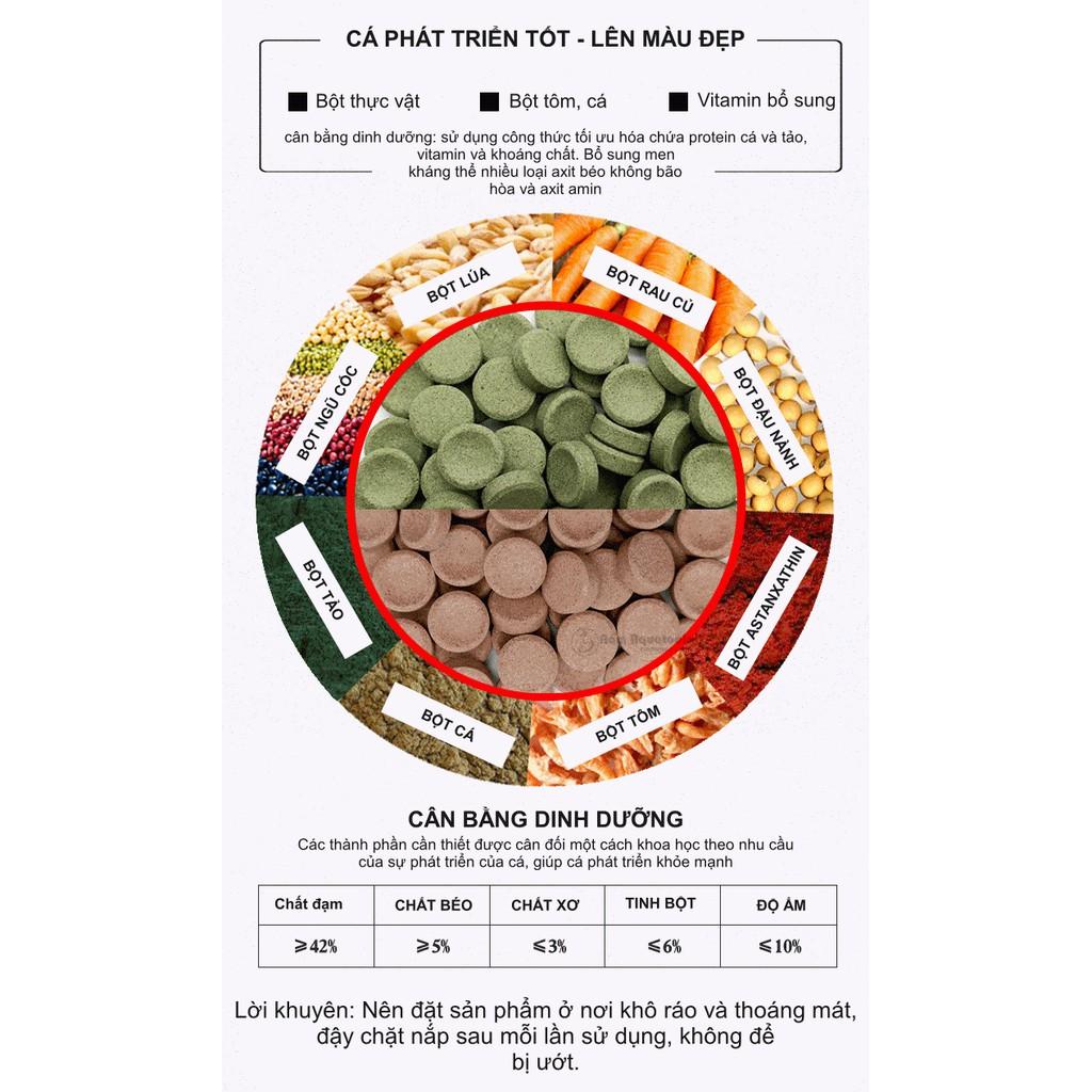 Thức Ăn Dán Spirulina Patch Fish Food Thức Ăn Tảo Viên Spirulina Bổ Sung Chất Sơ Và Vitamin Cho Cá Tép Cảnh