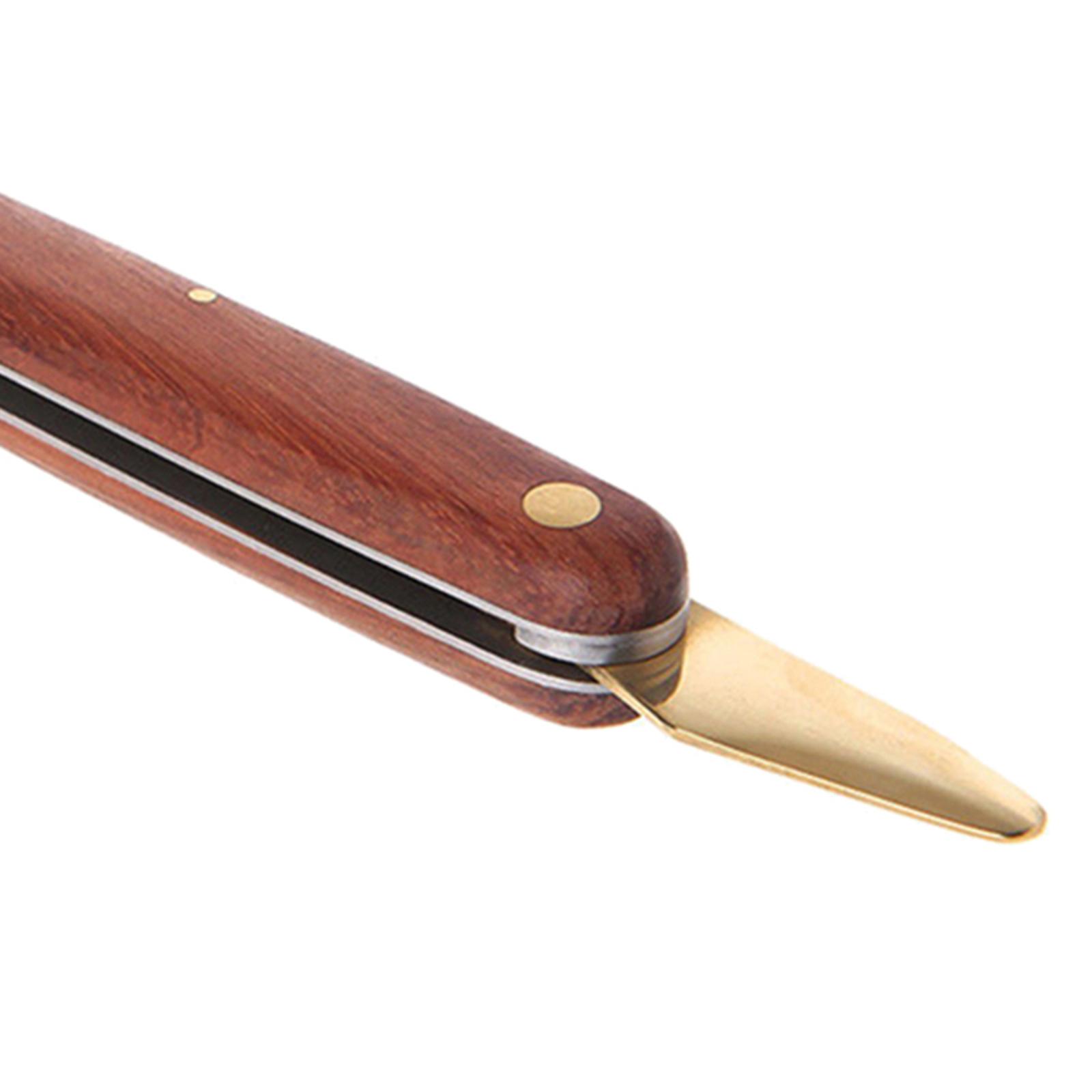 Garden Budding Knife Folding Cutting Tool Pruning Grafting Knife with Wooden Handle Folding Fruit Grafting Machine