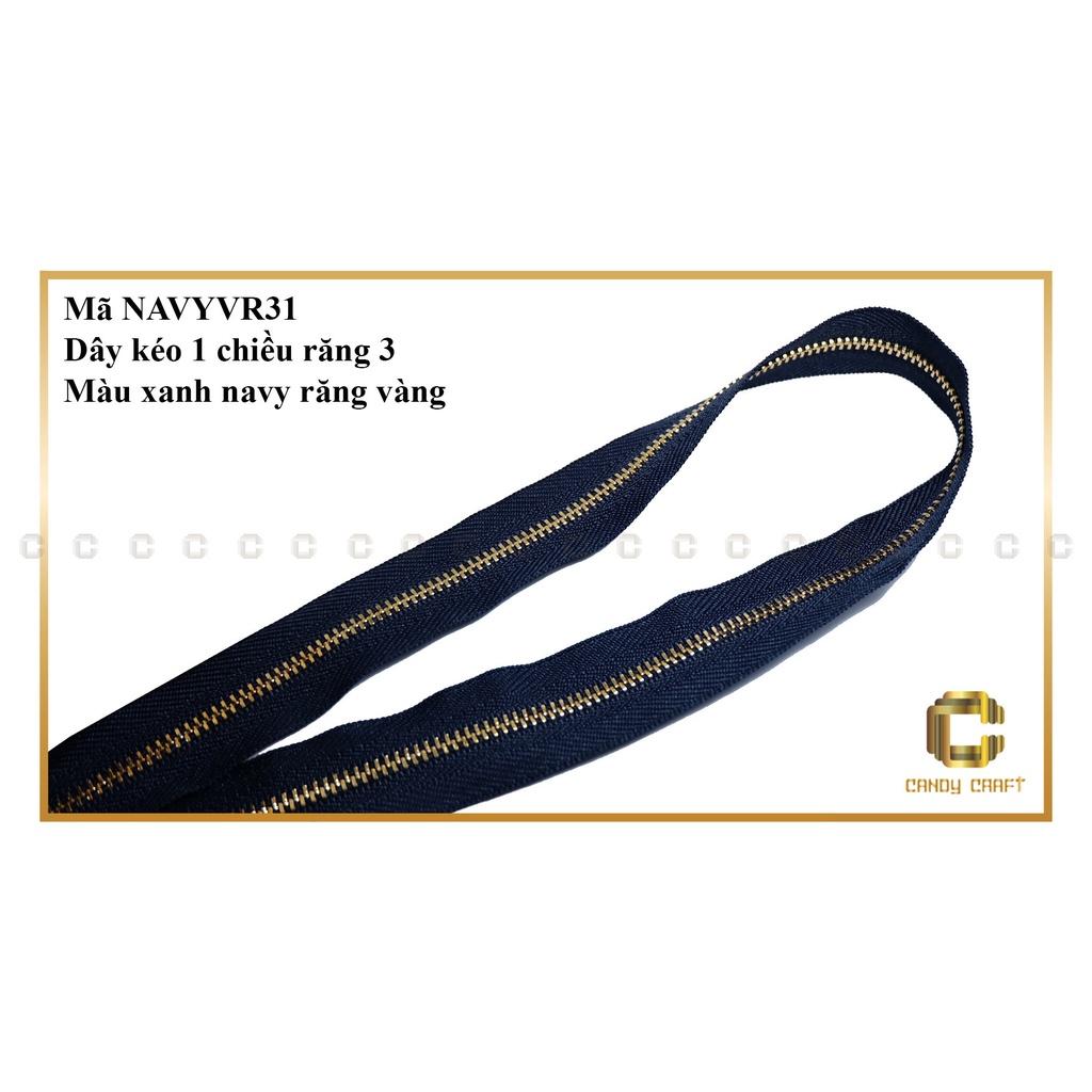 Dây kéo 1 chiều răng 3