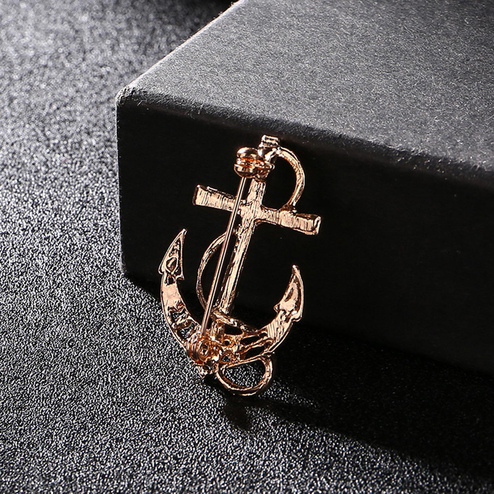 Anchor Brooch Luxurious 's Accessories for Ceremony Scarf Dance