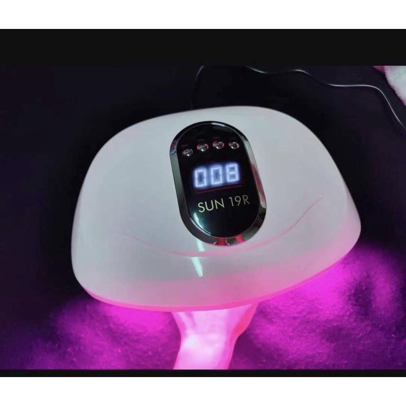 Mái hơ sun 19R đèn Hồng không đen tay