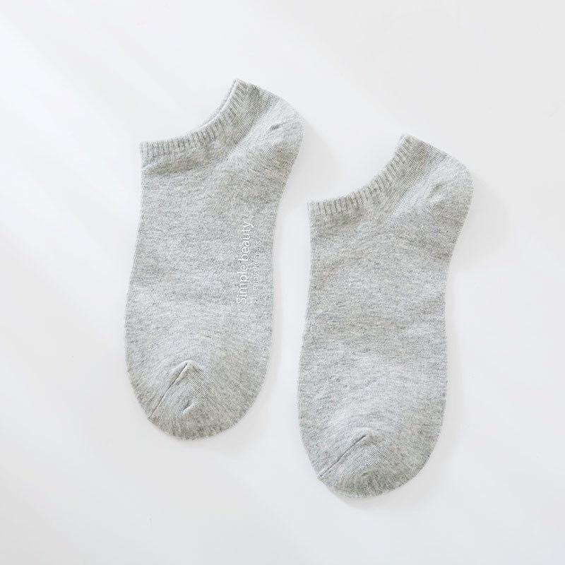 Vớ Tất Nữ Ngắn Trơn Simple Beauty Tất Cổ Ngắn Cotton Trơn Cá Tính Phong Cách Đường Phố Hot Trend Vớ Ngắn Cổ Ulzzang
