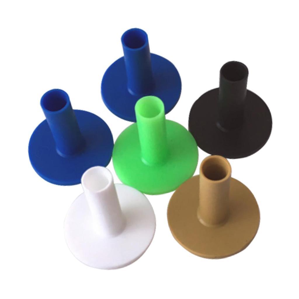 12pcs Rubber Golf Driving Range Tees Reusable Golf Ball Trainer Practice