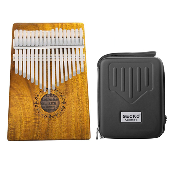 Đàn Kalimba 17 Phím Gỗ Koa Kèm Gecko K17K Kèm Hộp Đựng