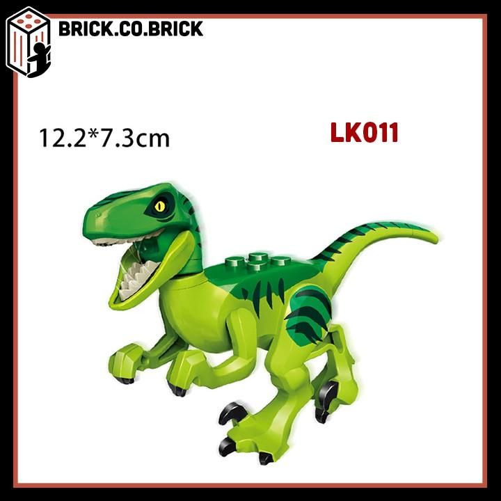 Đồ chơi Lắp ráp Xếp hình Khủng Long Dinosaurs Jurassic Park T-Rex Thằn lằn sấm Tyrannosau 77043 - LK-016