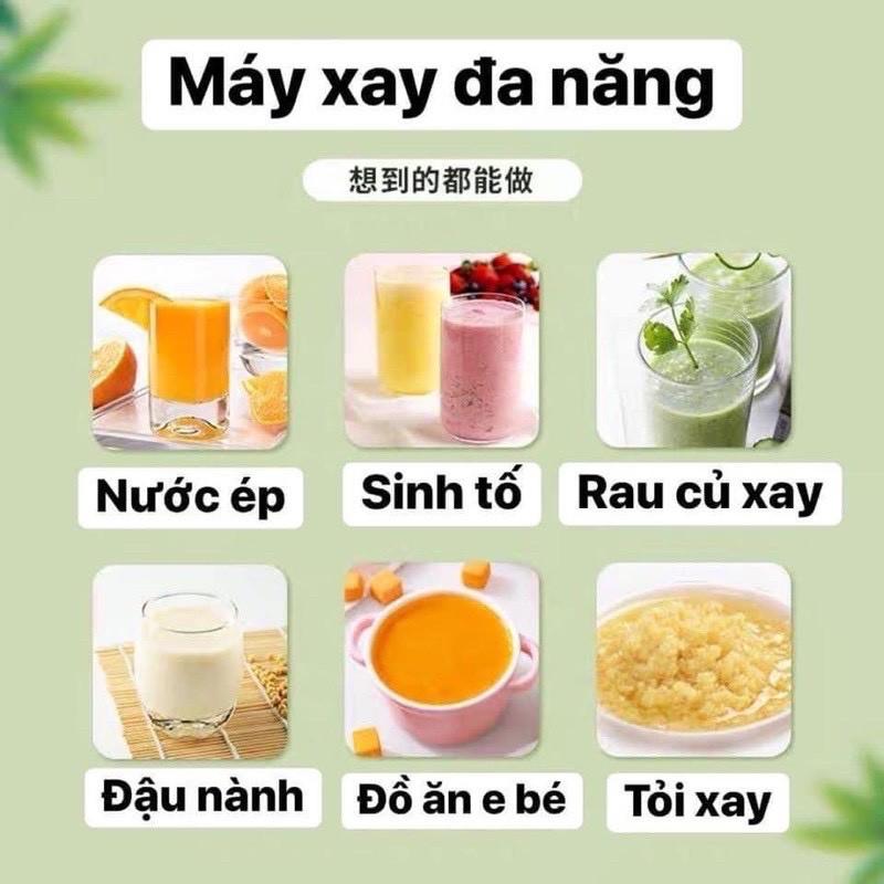 Máy xay sinh tố cầm tay 4 lưỡi- Sạc pin nhanh,Tiện lợi, an toàn, Nhỏ Gọn --HH259