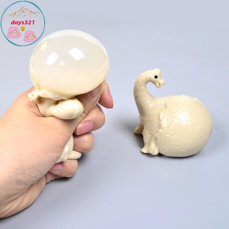 Squishy Khủng Long Trắng Mochi đồ chơi bóp tay mềm mịn dễ thương chân thực giảm stress co dãn đàn hồi ngộ nghĩnh