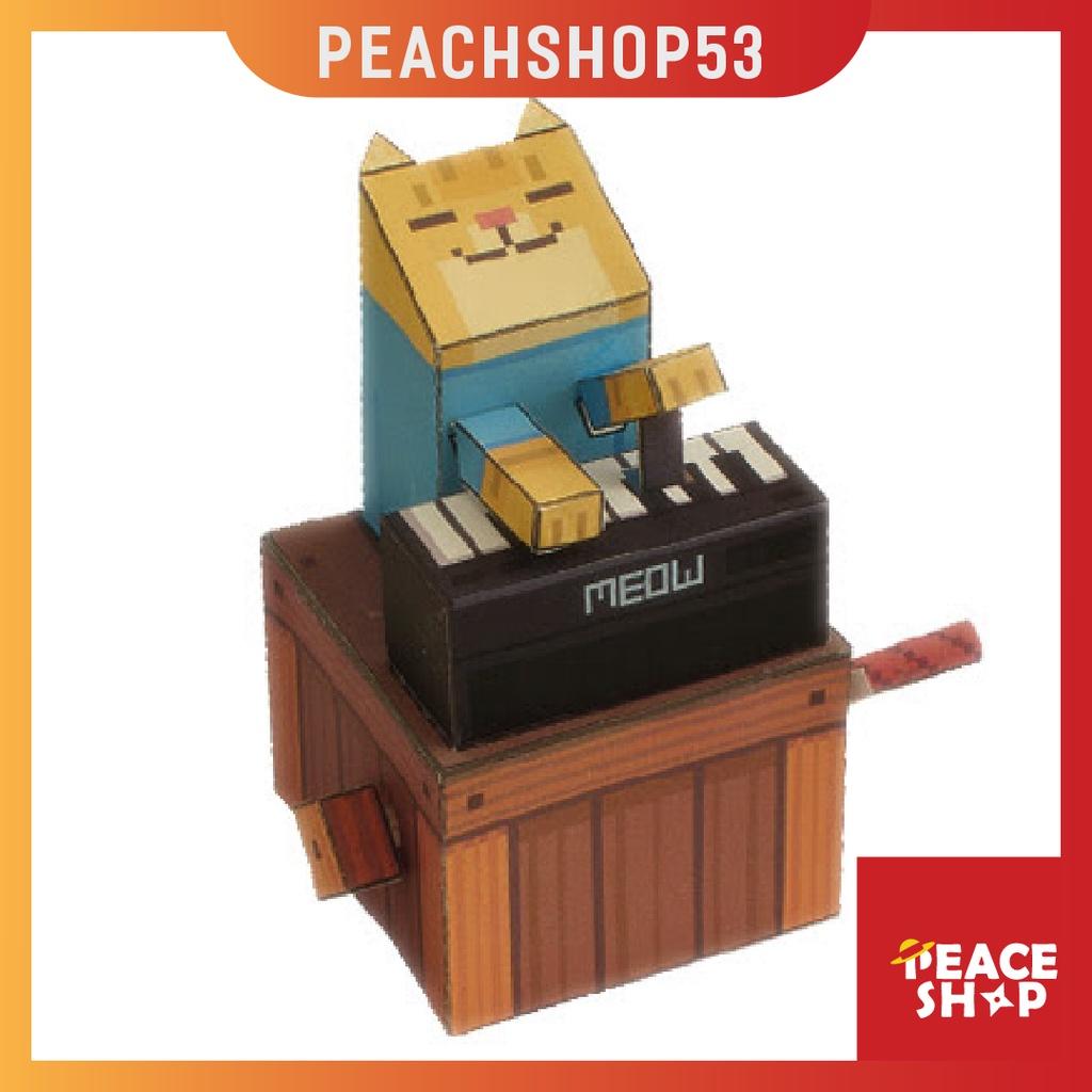 Mô hình giấy The Key Board Cat - Mèo đánh đàn - Mô hình động vật