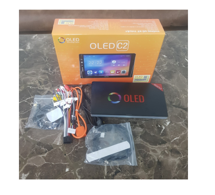 Màn hình DVD Android ô tô cao cấp OLED - kết nối Wifi, 4G độ phân giải 1280*720, kính cường lực 2.5D chống chói lóa, dvd cho oto, dầu dvd androi