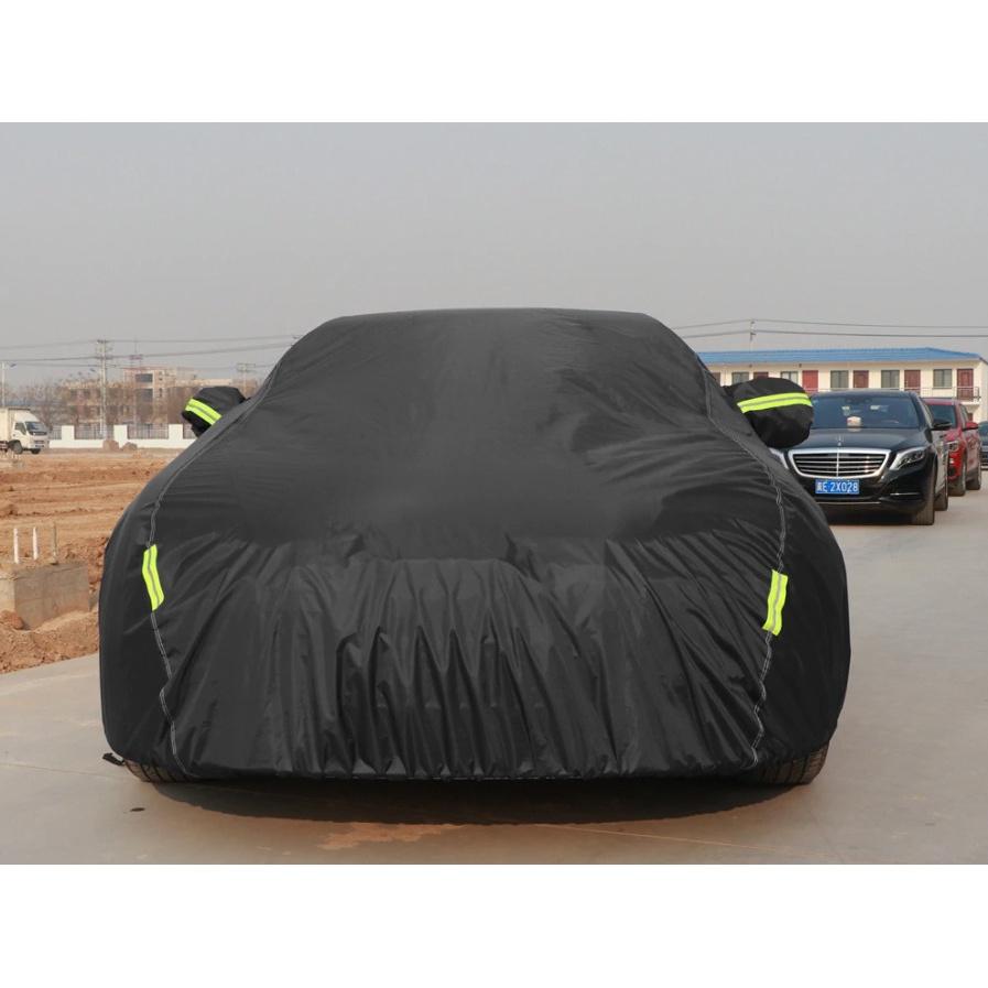 Bạt phủ ô tô Volkswagen Tiguan nhãn hiệu Macsim sử dụng trong nhà và ngoài trời chất liệu Polyester - màu đen và màu ghi