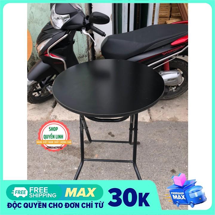 Bàn cà phê ️ ️ bàn gấp gọn tiện dụng tròn 60 cao 72 cm